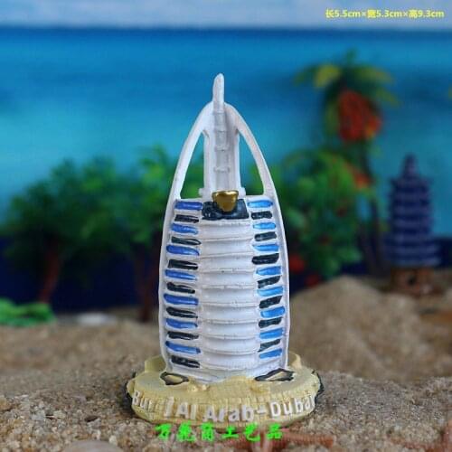 Burj Al Arab Hotel Hotel direct sales Psychological sand table sand accessories resin building model