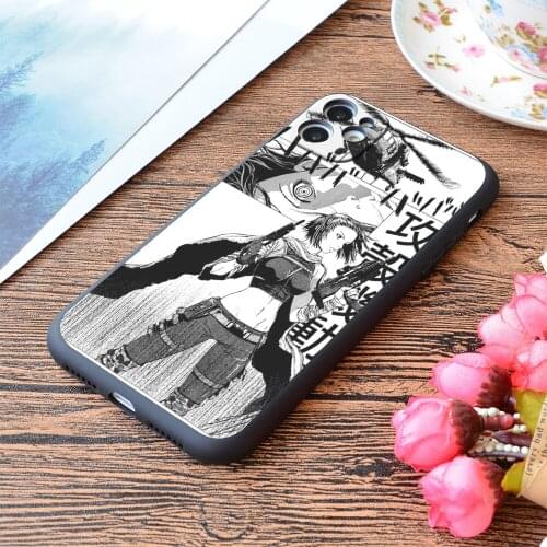 For iPhone Ghost In The Shell Manga Print Soft Matt Apple iPhone Case