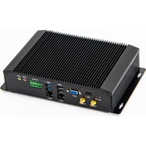 Newest fanless Mini PC with 6*COM GPIO SIM Intel Dual Core i7 4500U i5 4200U Industrial Mini Computer Plus LPT HDMI VGA Dual LAN