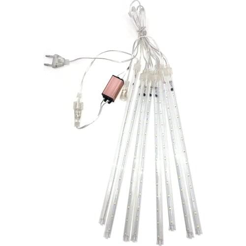 Christmas Party Waterproof LED Meteor Shower Light String Holiday Outdoor Decoration LED Light String EU