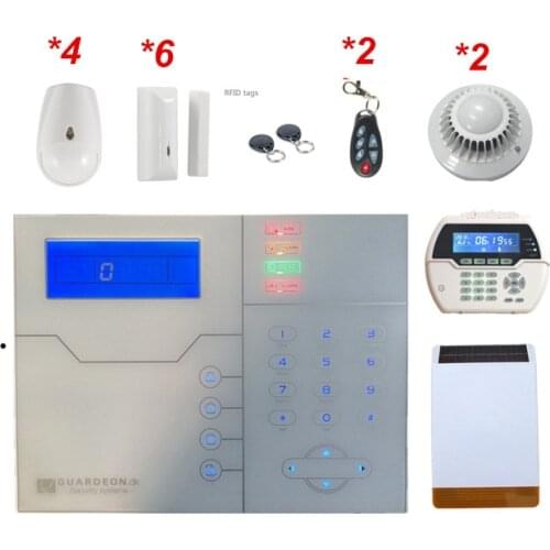 Best Selling Alarm TCP IP Burglar Alarm GSM Alarm System Security Home Alarm System GPRS Alarm System with RFID tag Function