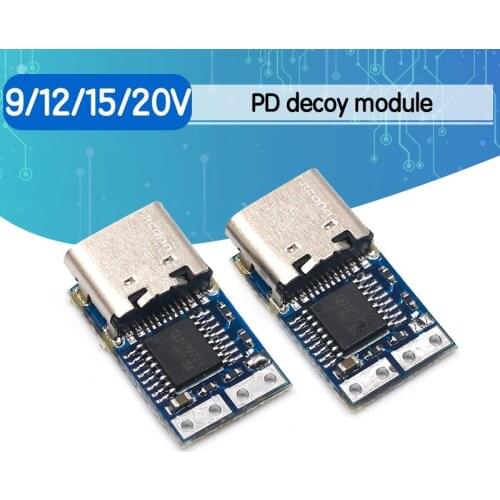 PD decoy module PD23.0 to DC DC trigger extension cable QC4 charger 9V 12V 15V 20V