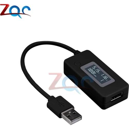 LCD USB Tester Voltmeter Ammeter Mobile Power Bank Charger Voltage Current Capacity Tester Meter DC 3 -15V 50 -3500mA