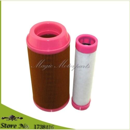 Outer & Inner Air Filter For Kubota K3181-82240 & K3181-82250 ZD323 ZD326 ZD331
