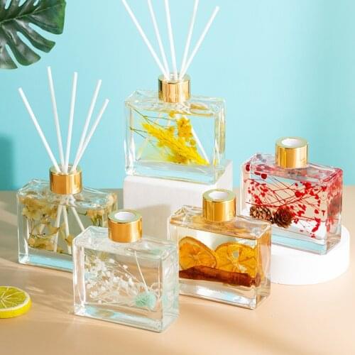 100ml aromatherapy essential oil kits dried flowers rattan sticks for party home decoration reed diffuser sticks dropshipping