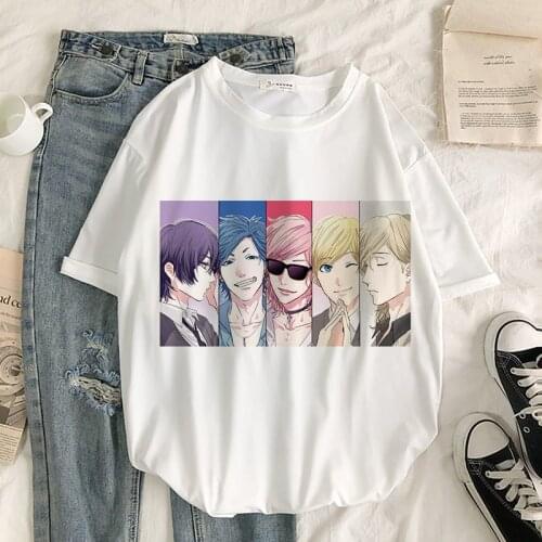 2021 New Summer Fashion Japan Anime Kpop Female TShirt Yarichin Bitch Club Graphic Tshirt Women Harajuku Aesthetic Pink Top Tee