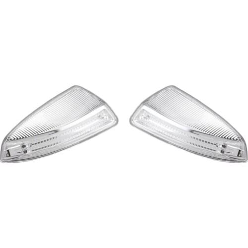 2X Side Door LED Light Lamps,Door Wing Mirror Turn Signal Light For Mercedes-Benz W204 W164 ML Class ML300 Left & Right