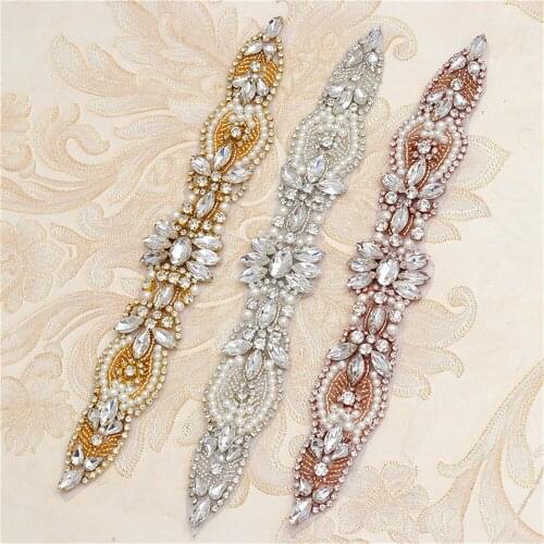 5PCS) Rhinestone Iron On Patch Motif Applique DIY Crystals Patch Rhinestone Hot Fix Applique Sewing Appliques for wending dress