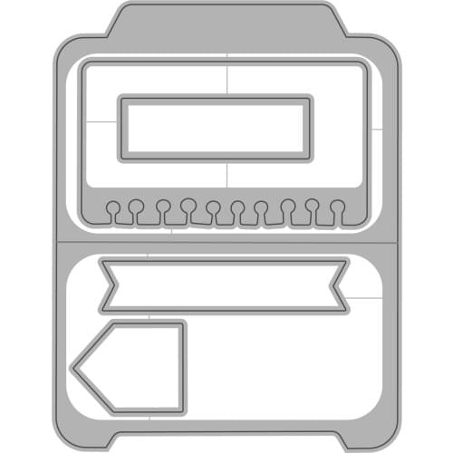 AliliArts Metal Cutting Dies Mini file folder diy Scrapbooking Photo Album Decorative Embossing PaperCard Crafts Die 2020