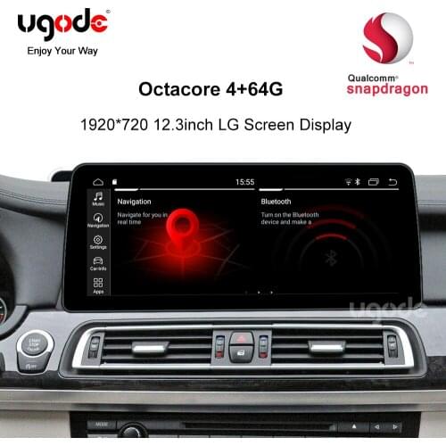 Ugode 12.3inch Android 10.0 Car Multimedia Player For BMW 7 Series F01/F02 GPS Navigation