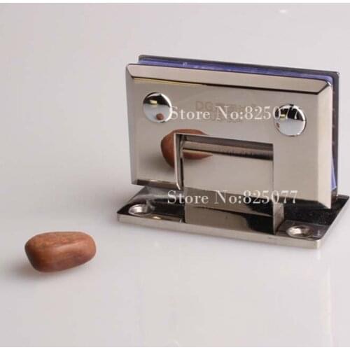 Free shipping High Quality Mirror 90 Degrees open Stainless Steel 304 Wall Mount Glass Shower Door Hinge Hypotenuse Hinge HM157