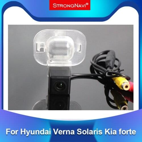 CCD Night Vision HD Backup Waterproof Reversing Car Rear View Camera for Hyundai Verna Solaris Sedan For KIA FORTE 2009-2011