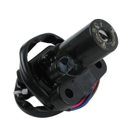 Black Ignition Switch Lock SET For YAMAHA YZF R6 06-11 YZF R1 02-03 FZ6 04-10 09