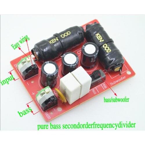Pure Bass Subwoofer Second-order Crossover speaker Frequency Divider DIY Home Theater