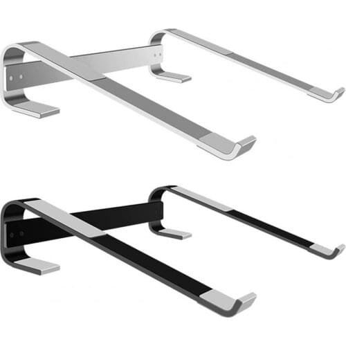 Aluminum Alloy Strong Bearing Laptop Holder Good Hardness Replaceable Foldable Laptop Radiating Stand for Notebook Computer