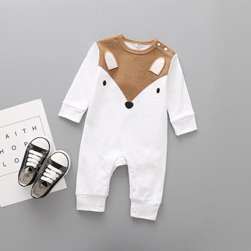 Baby Boys Girls Clothes Baby Rompers 2020 New Leisure Bear Infant Jumpsuit Cotton Baby Cartoon Rompers Toddler Clothing