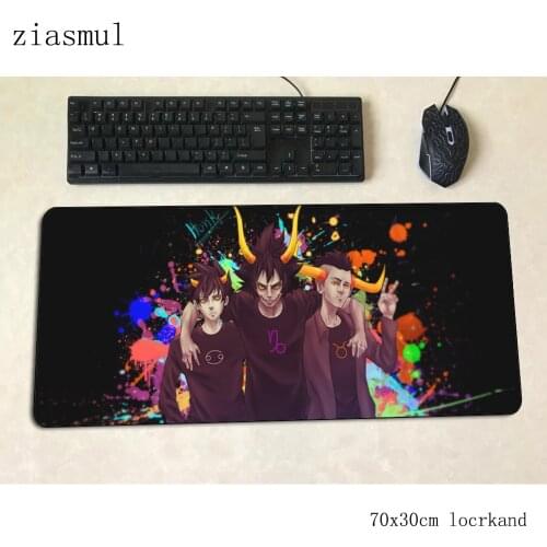 Homestuck mouse pad gamer 70x30cm High quality gaming mousepad pc notbook desk mat padmouse games cheapest gamer mats gamepad