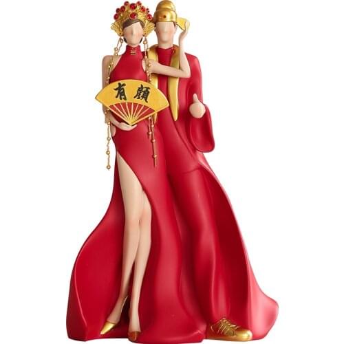 Chinese Style Creative National Fashion Home Decoration Girlfriends Wedding Gift for New Couple New Wedding Products Pairs