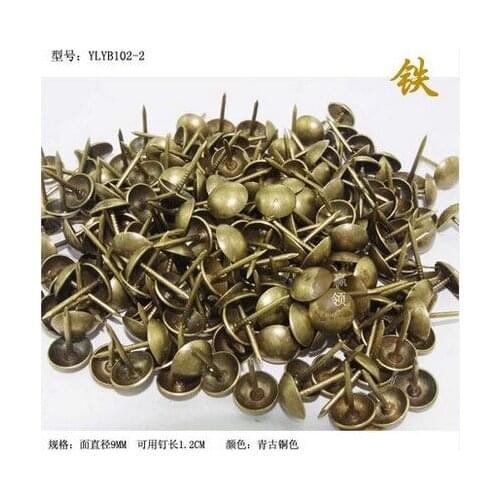 Hardware accessories Bubble nails Vintage Upholstery nails Upholstery tacks Decorative bronze color tacks 9mm*12mm