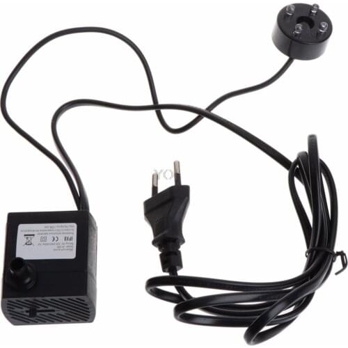 New Arrivals AC 220V 5W Submersible Water Pumps with 4-LED Light 300L/H Pump Aquarium Fountain Fish Pond Tank EU Plug