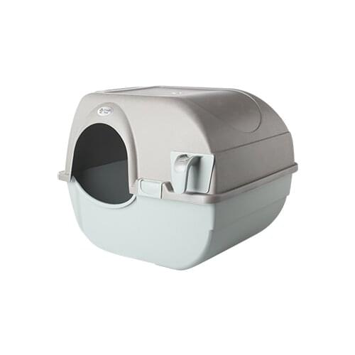 Semi-automatic Cat Toilet Semi-closed Deodorizing Cat Sandpot Anti-Splash Cat Products