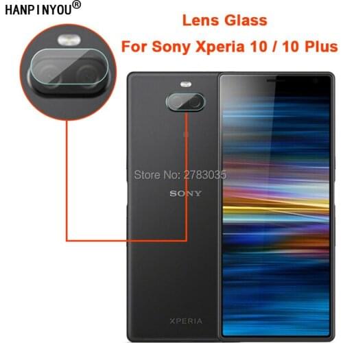 For Sony Xperia 10 6.0" / 10 Plus 6.5" Clear Ultra Slim Back Camera Lens Protector Rear Cover Tempered Glass Film