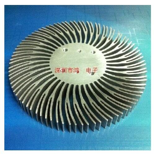 Fast Free Ship 10W LED integrated lamp bead heat sink 10W sunflower radiator 90X10MM with screws aluminum heat sink