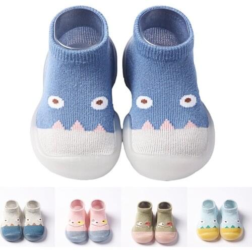 Boy Girl Rubber Shoes Cartoon Warm Floor Socks Baby Socks Anti-Slip First Walker Accessories Soft Toddler Socks носки детские