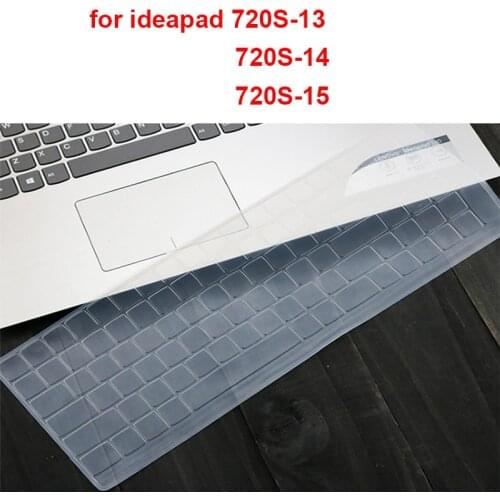 Washable Laptop Keyboard Cover For Lenovo Ideapad 720S 720S-13 720S-14 720S-15 13 14 15 inch Silicone Waterproof Film Protector