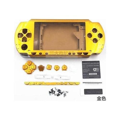 9 Colors Replacement Full Housing Case For PSP 1000 Complete Shell Button + Stickers + Screws
