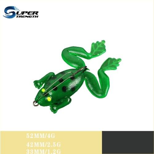 Super-strength Hooked frog Thunder Frog Lure Bait Freshwater fake bait Lu Ya soft bait Bionic Frog