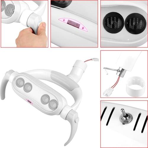 15W Dental Oral Teeth LED Lamp for Dental Chair Accessory 4 Lamp Beads