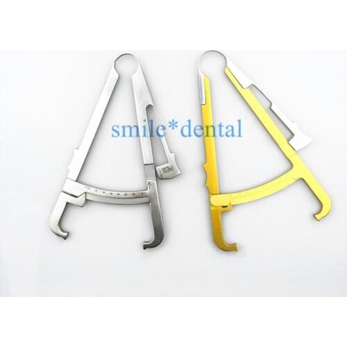 Fat caliper skin pleat thickness gauge stainless steel measuring clip body fat meter fat clip