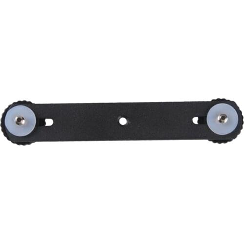 Stand Tripod Universal Mount Holder Speedlite Light Bracket Flash Lamp Dual Metal Hole Double Head Black DSLR 1/4 Screw Camera