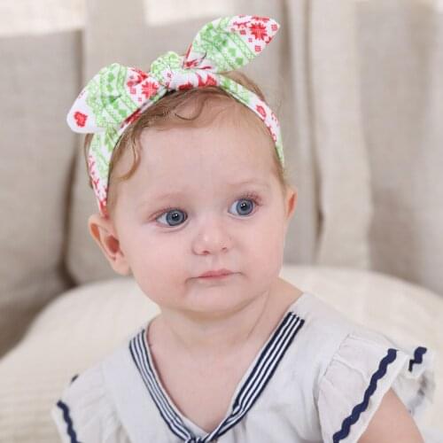 Knotted bunny ears headband hair accessories