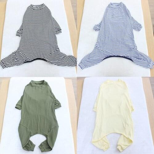 Spring and summer stretch dog clothes are soft and comfortable to prevent big dogs from falling hair four-legged clothes