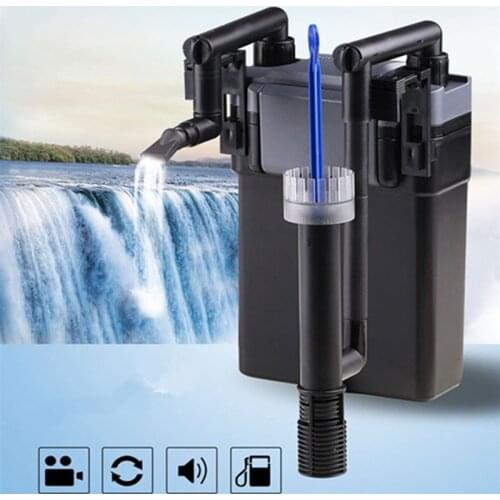 External Bio-chemical filter for aquarium filter barrel Modular External Canister Aquarium Fish tank Filter Bucket Table Top