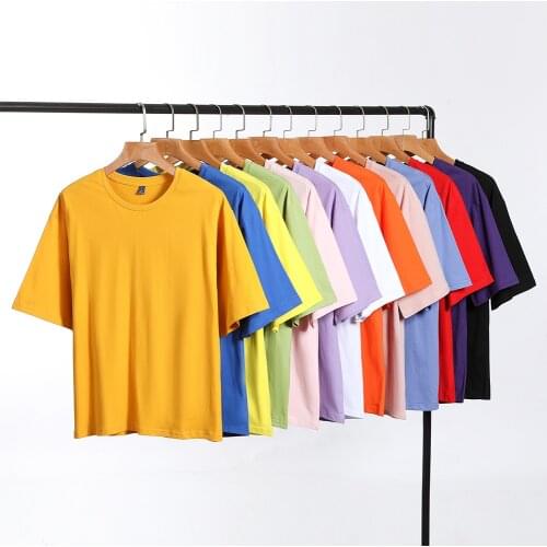 2021 Summer Short Sleeve T-Shirt Women Tee Shirt Loose Solid Basic T Shirt Women Casual O-neck Hipster Tshirt Top 5XL