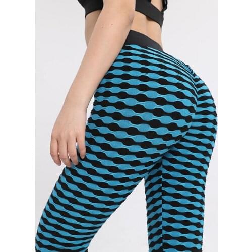 Women Seamless Leggings Gym Sport Workout Elastic Breathable Black And White Stripes Jacquard Pants High Waisted Bubble Butt
