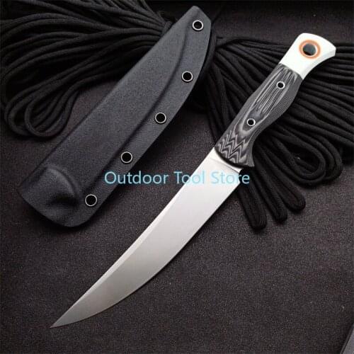 15500 Hunting Knife Fixed Balde Knife CPM-S45VN Blade G10 Handle Hunting Knife Camping with Sheath Tactical Knife Outdoor Knife
