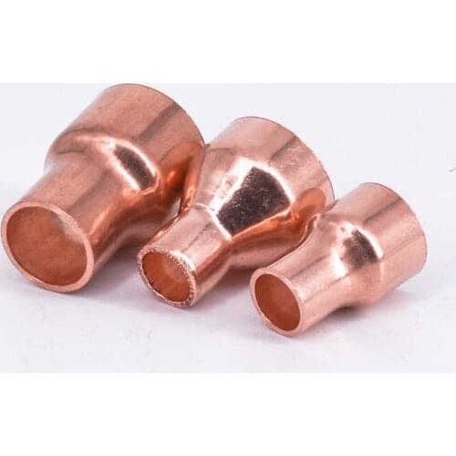 22mm X10mm Inner Diameter Copper End Feed Straight Reducing Coupling Plumbing Fitting Scoket Weld Water Gas Oil