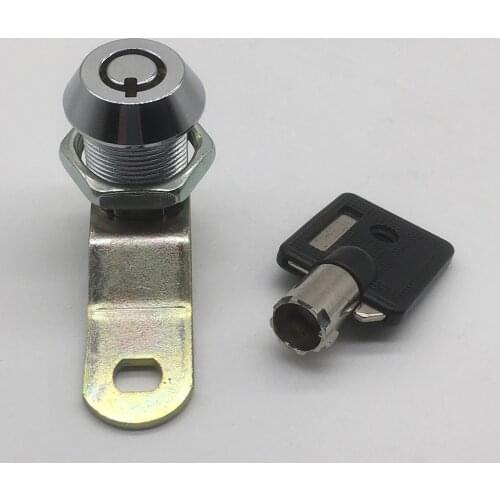 5 pieces 17mm popularly used keyed alike round key cam lock metal box cabinet lock