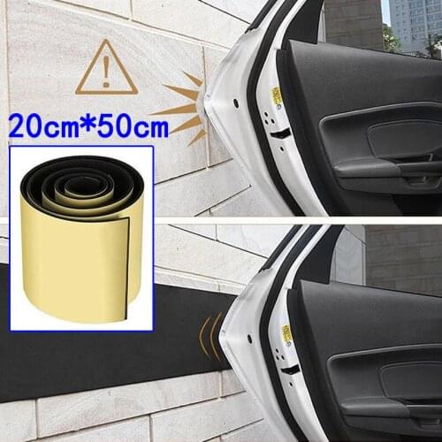 50*20cm 6mmCar Door Protector Garage Rubber Wall Guard Bumper Safety Parking Washable Rubber Strip Car Accessories