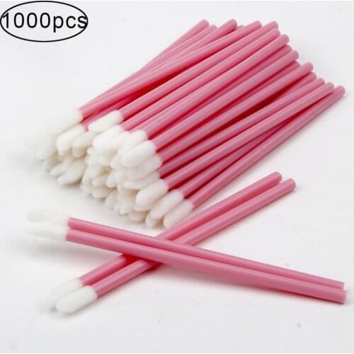 500/1000Pcs Set Disposable Lip Brush Lipstick Gloss Wands Applicator Cosmetic Brushes Eyelash Eyebrow Accessories Makeup Tool