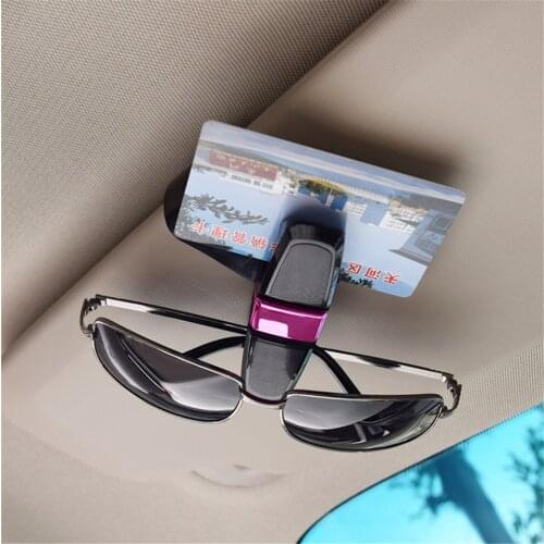 Car Sun Visor Glasses Holder for LADA Vesta Granta 1300 Niva Samara Signet Priora Kalina X-Ray Safarl largus vaz 2110-12