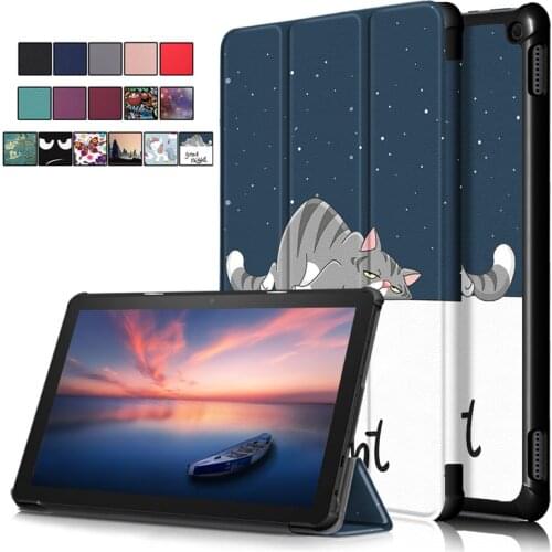 For All-New Kindle Fire HD 10 2021 Case Folding Magnetic Cover for Funda Amazon Fire HD 10 HD10 2021 Plus 11th Gen Case Tablet