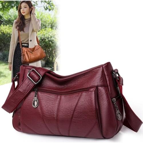 2020 Hot Luxury Handbag Women Bags High Quality Leather Crossbody Bags Ladies Tote Large Capacity Female Shoulder Bag Sac A Main