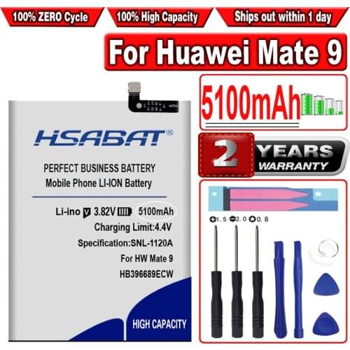 HSABAT HB396689ECW 4900mAh Battery for Huawei Mate 9 Y7 Prime Y7 2017 Mate9 Pro Honor 8C Y9 2018 Version Enjoy 7 plus