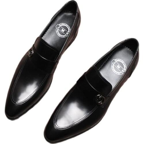 Patent leather shiny surface, one-step business and leisure, made of genuine leather, comfortable, driving shoes, cow patent lea