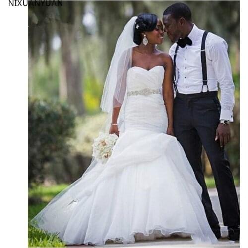 NIXUANYUAN Mermaid Silhouette Wedding Dresses